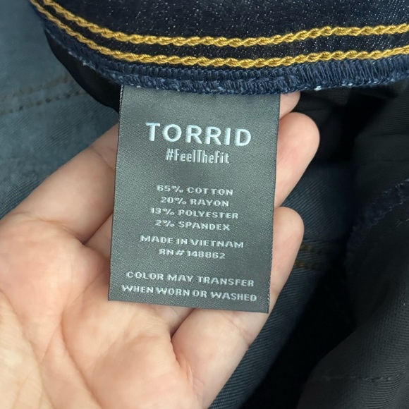 Torrid Lean Jean Skinny High-Rise Jean - Picture 8 of 10
